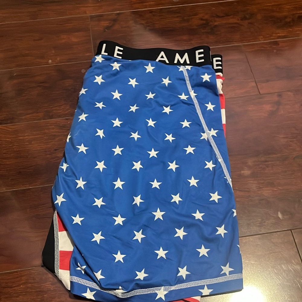American Eagle 2X brief boxers American flag